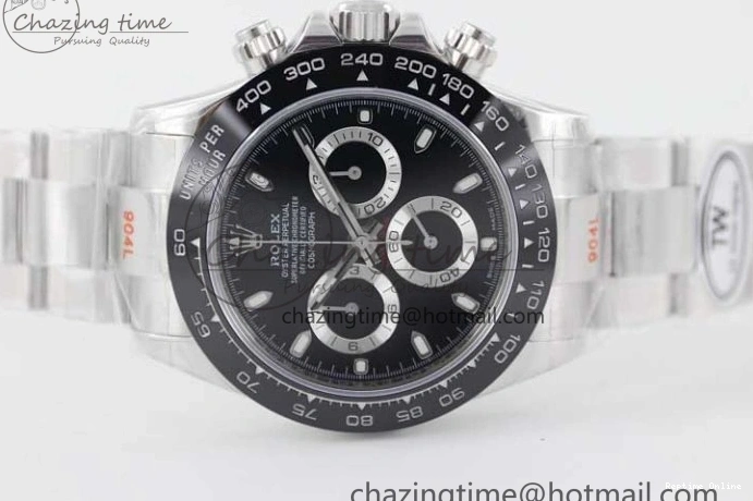0420 Daytona 116500 SS TWF 1:1 Best Edition 904L Steel Black Dial on SS Bracelet A EasyCare 2407